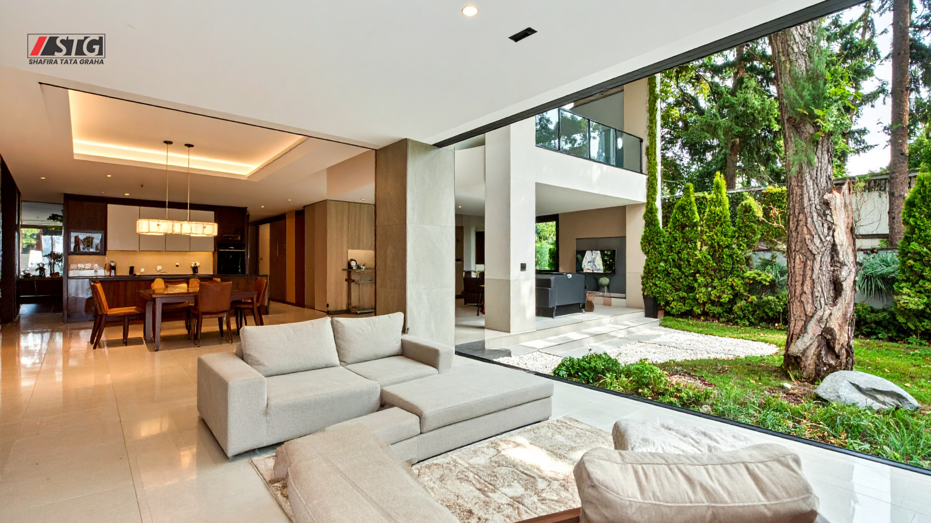 Hasil finishing interior rumah custom mewah dengan RAB transparan dan material premium.